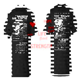 Hypertrophic Cardiomyopathy Raising Awareness HCM Warrior T-Shirt - Monsterry