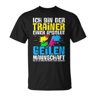 Ich Bin Der Trainer Handball Sport Spieler Hanballer T-Shirt - Geschenkecke