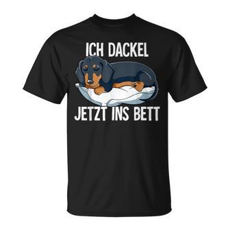 Ich Dachshund Jetzt Ins Bett T-Shirt - Geschenkecke