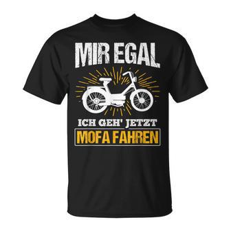 Ich Geh' Jetzt Mofa Fahren Moped Moped T-Shirt - Geschenkecke