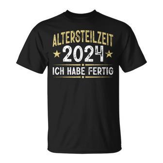 Ich Habe Fertig Rente Retirement T-Shirt - Geschenkecke