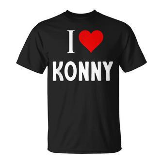 Ich Liebe Konny T-Shirt - Geschenkecke