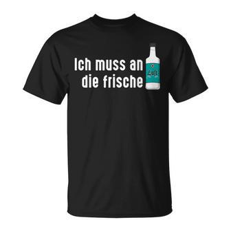 Ich Muss An Die Frische Air X Liqueur Mint Peppermint Liqueur T-Shirt - Geschenkecke