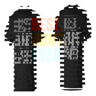 Idea De Regalo Para Tía Retrointage – Best Aunt Ever Camiseta unisex - Regaloses