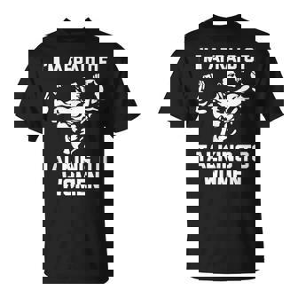 I'm Afraid Of Talking To Divertido Entrenamiento Muscular Para Gimnasio Camiseta unisex - Regaloses