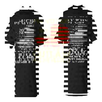 I'm Voting For The Outlaw And The Hillbilly 2024 Political T-Shirt | Mazezy