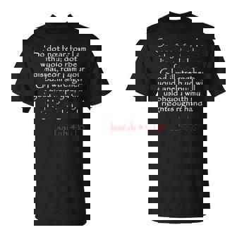 Isaiah 41 10 Christian Bible Verse T-Shirt - Monsterry