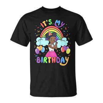 It's My Birthday Gracie's Corner Rainbow Decoration T-Shirt - Thegiftio UK