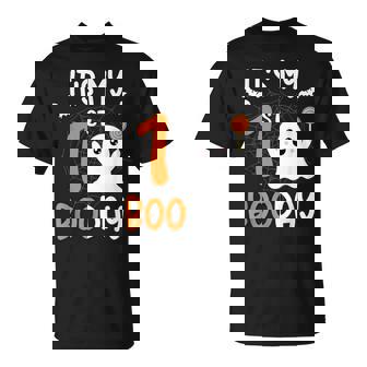 Its My Boo Day Cute Halloween 1St Birthday Ghost Boy T-Shirt - Thegiftio UK