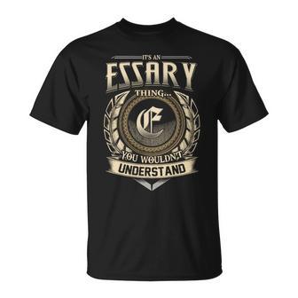 It's A Essary Thing You Wouldn't Understand Name Vintage T-Shirt - Thegiftio UK