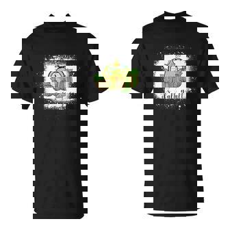It's Fall Y'all Halloween Bleached Pumpkin Fall Thanksgiving T-Shirt - Monsterry