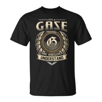 Its A Gase Thing You Wouldnt Understand Name Vintage T-Shirt - Thegiftio UK