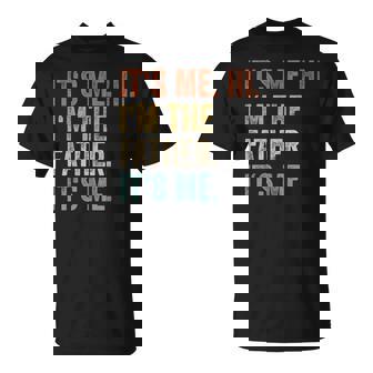 Its Me Hi Im The Father Its Me Vintage Dad T-Shirt - Thegiftio UK