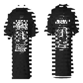 It's A Marshall Thing You Wouldn't Understand Personalized Last Name For Marshall T-Shirt | Seseable UK