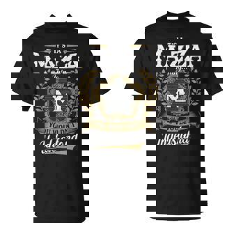 It's A Mazza Thing You Wouldn't Understand Personalized Last Name Mazza Family Crest Coat Of Arm T-Shirt | Seseable UK