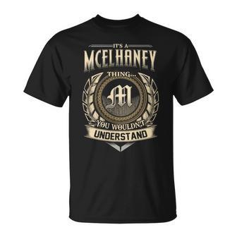 It's A Mcelhaney Thing You Wouldn't Understand Name Vintage T-Shirt - Thegiftio UK