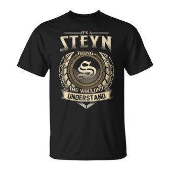Its A Steyn Thing You Wouldnt Understand Name Vintage T-Shirt - Thegiftio UK