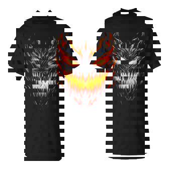 Jack o Lantern Scary Pumpkin Halloween Men Boys Kids T-shirt - Monsterry