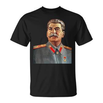 Josef Stalin Colour Portrait T-Shirt - Geschenkecke