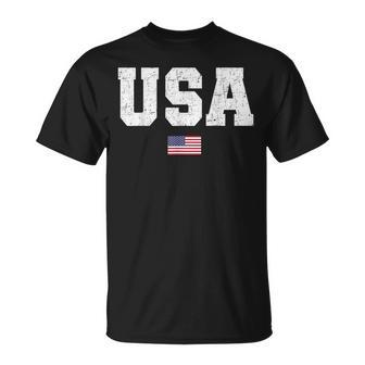 July 4Th Usa Patriotic American Flag T-Shirt - Monsterry