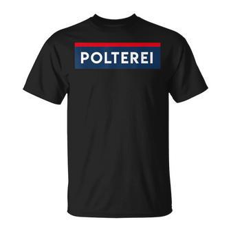 Junggesellenabschied Jga Polterei Polizei T-Shirt - Geschenkecke