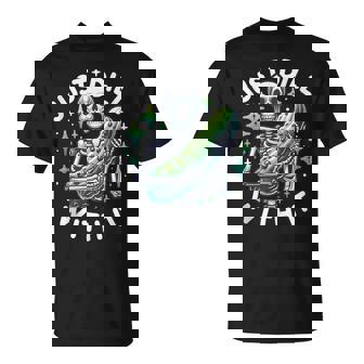 Just Dill With It Skeleton Pickle Sarcastic T-Shirt | Mazezy