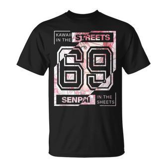 Kawaii In The Streets Senpai In The Sheets Anime T-Shirt - Monsterry