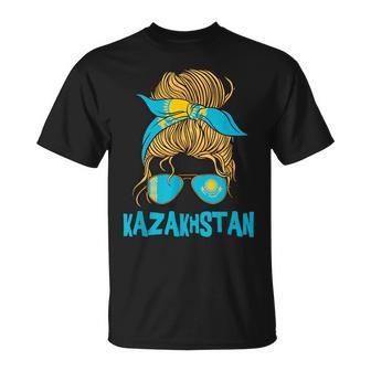 Kazakhstan For Girls Kazakhstan Flag For Kazakh T-Shirt - Geschenkecke