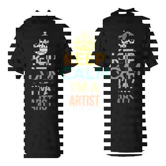 Keep Calm Je Suis Un Artiste T-Shirt - Cadeauxyz