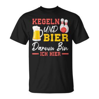 Kegel Und Bier T-Shirt - Geschenkecke