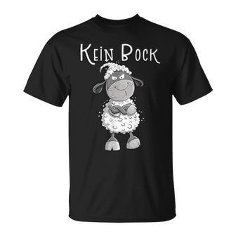 Kein Bock Sheep Slogan I Nö Fun I Einfach Nö I No T-Shirt - Geschenkecke