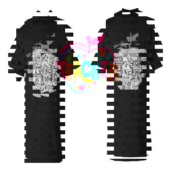 Kindergarten Teacher Retro Groovy Style Back To School T-Shirt | Mazezy