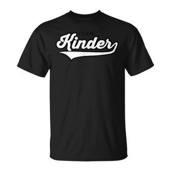 Kindergarten Team School Teacher Kinder Baseball-Style T-Shirt - Monsterry CA