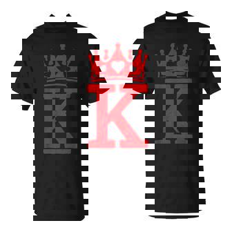 King Hearts Halloween Costume Valentines King Of Hearts T-Shirt - Monsterry