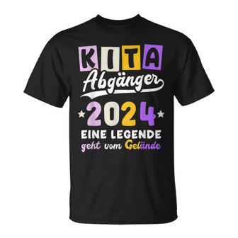 Kita Abgänger 2024 Kindergarten Farewell Graduation T-Shirt - Seseable
