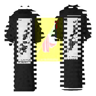 La Bandera Card Mexican Lottery Card T-Shirt - Thegiftio