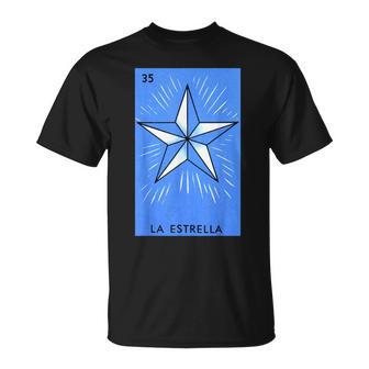 La Estrella Card Mexican Lottery Card T-Shirt - Monsterry
