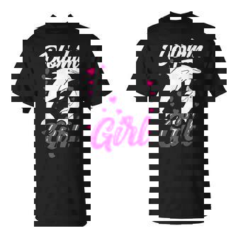 La Fille Dauphin Mignon Filles Dauphins Amoureux T-Shirt - Cadeauxyz