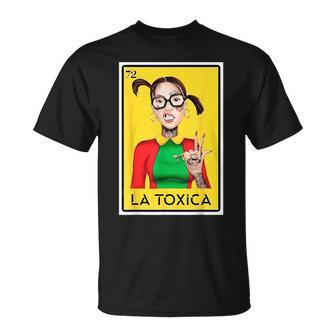 La Tóxica The Toxic One Card Mexican Lottery Card T-Shirt - Monsterry