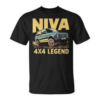 Lada Niva 4X4 Offroad T-Shirt - Geschenkecke