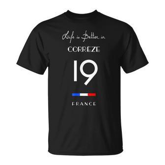 Laie Est Meilleure En Corrèze Numéro 19 Bas-Limousin France T-Shirt - Cadeauxyz