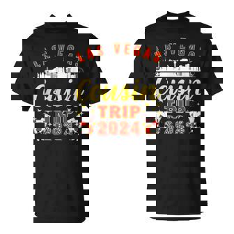 Las Vegas Cousin Trip 2024 Birthday Party Vacation Matching T-Shirt - Thegiftio