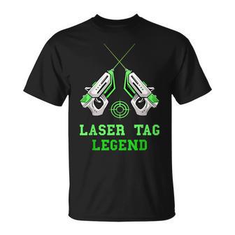 Laser Tag Legend Lasertag Player Indoor Game Sports Team T-Shirt - Geschenkecke