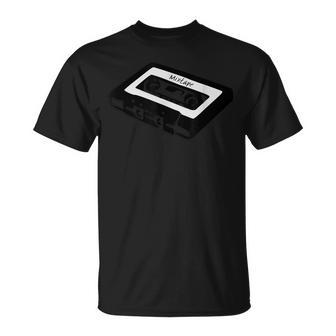 Lässig Nostalgic Mixtape Cassette Gray T-Shirt - Geschenkecke