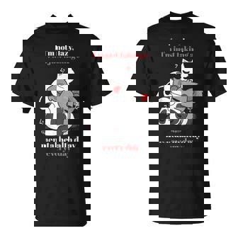 Lazy Sunday Moring Lazy People T-Shirt - Monsterry