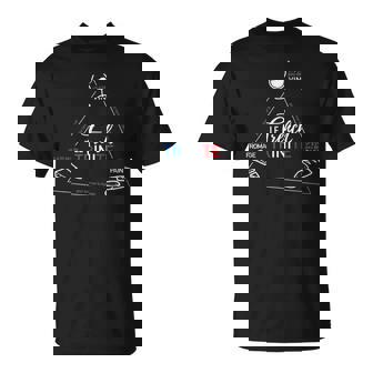 Le French Trinité Wine Bread Cheese Made In France T-Shirt - Monsterry