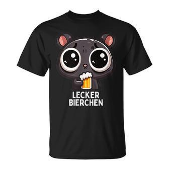 Lecker Bierchen Sad Hamster Meme T-Shirt - Seseable