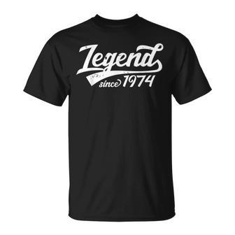 Legende Seit 1974 Geschenk 50 Geburtstag Jahrgangintage T-Shirt - Geschenkecke