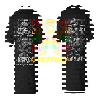 Leo Vibes Rasta Reggae Teddy Bear Island Beach Birthday T-Shirt - Monsterry