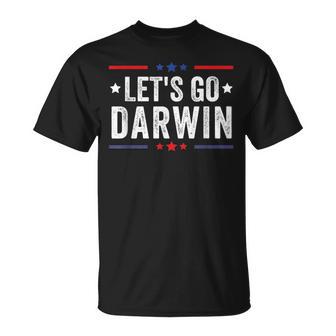 Let's Go Darwin Divertido Sarcástico Camiseta unisex - Regaloses